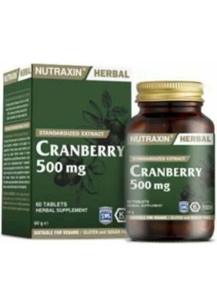 Cranberry 500 Mg 60 Softgel