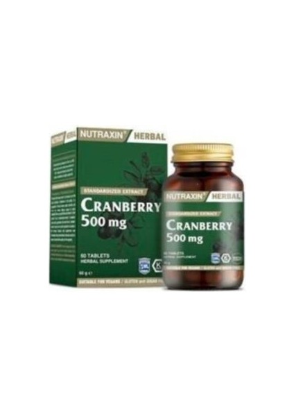 Cranberry - Turna Yemişi Içeren Gıda Takviyesi 60 Tablet