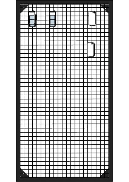 ® Sık Telli Tel Raf. Tel Pano Stand, Duvar Askılığı. 100X200