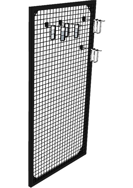 ® Sık Telli Tel Raf. Tel Pano Stand, Duvar Askılığı. 100X200