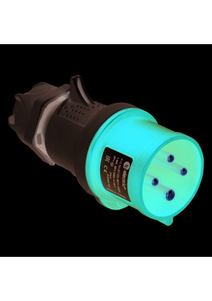 4X32A Kauçuk Düz Fiş(Tp Elec.)