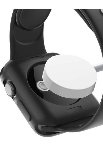 Apple Watch Uyumlu 7 45 mm Önü Açık Tasarım Mat Silikon Kılıf fiyatları