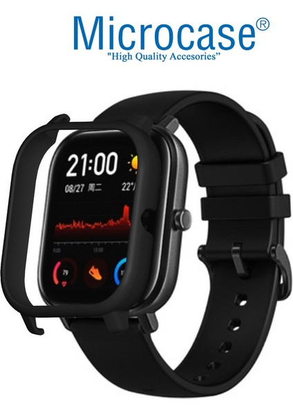Amazfit Gts Önü Açık Plastik Kılıf - Siyah fırsatları
