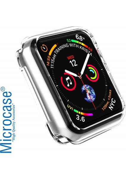 Apple Watch Uyumlu Se 40MM Önü Kapalı Silikon Kılıf - Şeffaf fiyatları