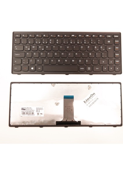 Lenovo Ideapad S410P Klavye Tuş Takımı Türkçe Siyah