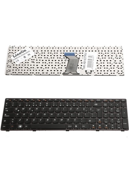 Lenovo Ideapad Z565A Z60A Klavye Tuş Takımı Mor Çerçeveli