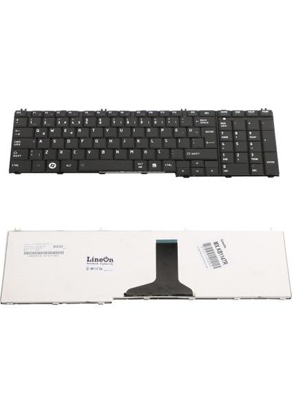 Toshiba Satellite L675-10Z Notebook Klavye Siyah