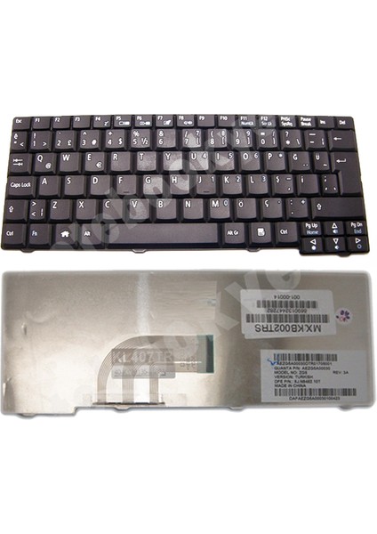 Acer Aspire One Zg5 Laptop Klavye Türkçe