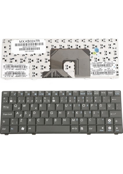 Asus Eee Pc 900HA T91 S101 Uyumlu Klavye