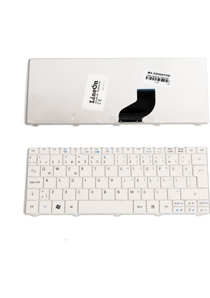 Acer NM98 Laptop Klavye Beyaz Türkçe