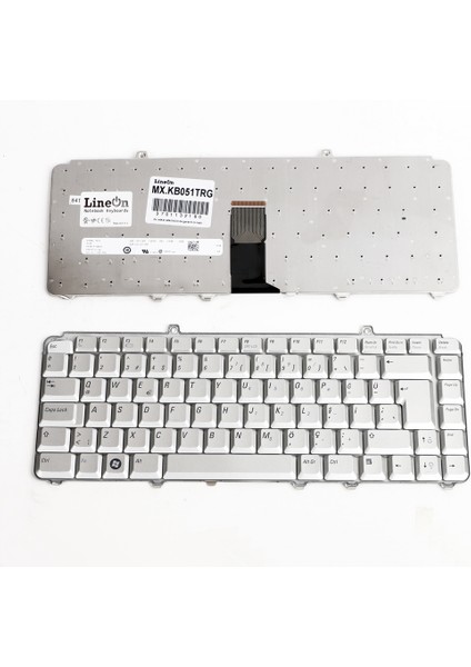 Dell Inspiron 1520 Laptop Klavye Türkçe Gümüş