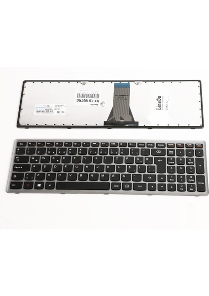 Lenovo Ideapad S510P Notebook Klavye Gri Çerçeve