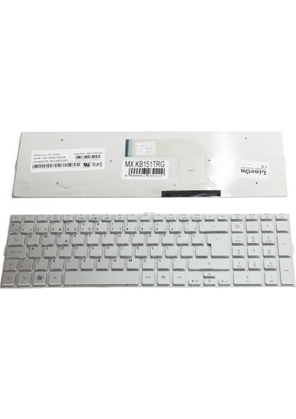 PK130C31019 Notebook Klavye Gümüş Gri