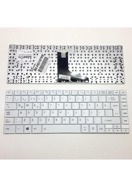 Toshiba L40-A L40DT-A Klavye Türkçe Beyaz