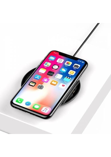 Kristal 10W Qi Kablosuz Şarj Cihazı Iphone 11 12 13 Pro Max Kablosuz Şarj Cihazı