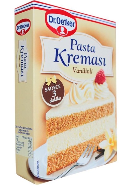 Dr. Oetker Pasta Kreması Vanilinli 136 gr x 12