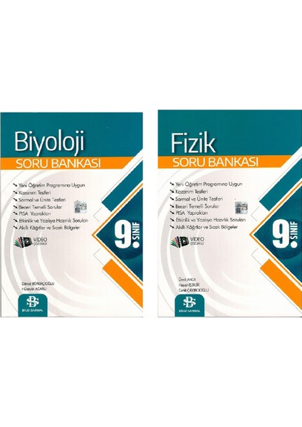 09. Sınıf Sarmal Soru Bankası Biyoloji - Fizik