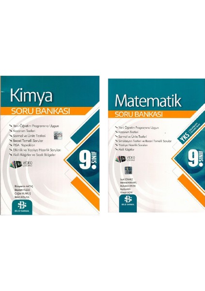 09. Sınıf Sarmal Soru Bankası Kimya - Matematik