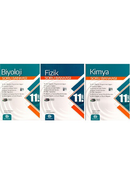 11. Sınıf Sarmal Soru Bankası Biyoloji - Fizik -Kimya