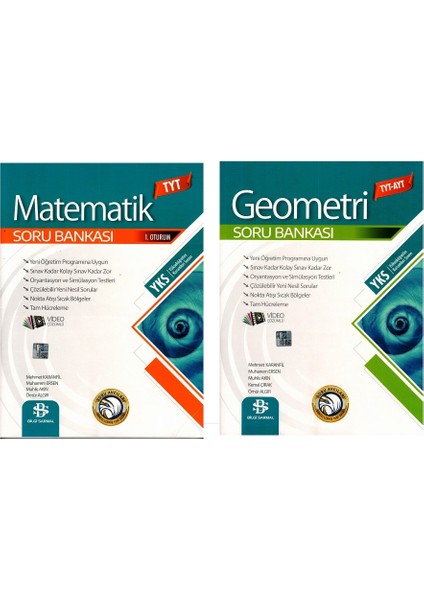 YKS TYT SarmalTYT Soru B. Matematik & Sarmal TYT-AYT Geometri Soru Bankası