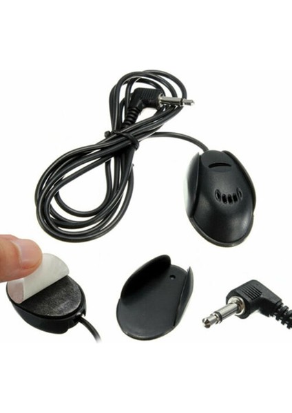 3C Store Araba Navigasyon Gps Mikrofon Araba Hoparlörü Harici Mikrofon Yapıştır Mikrofon 3.5mm Araba Stereo Mikrofon (Yurt Dışından)