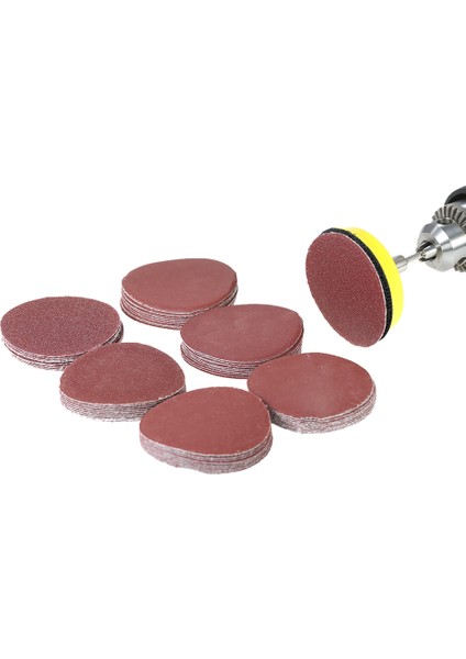 60 Adet 50MM Zımpara Diski Seti - Renkli (Yurt Dışından) modelleri