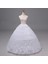 F Fityle Beyaz Uzun 6 Hoop Petticoat Crinoline Düğün Gelin Kostüm Aksesuarları (Yurt Dışından) 2