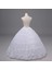 F Fityle Beyaz Uzun 6 Hoop Petticoat Crinoline Düğün Gelin Kostüm Aksesuarları (Yurt Dışından) 3