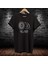 Ay ve Güneş Baskılı %100 Pamuk Oversize T-Shirt Büyük Beden Tişört 1