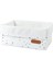 Organizer Sepet Bebek Cosmos Beyaz Pamuk 25X16 cm 2