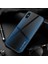 iPhone Xs Için Gradyan Desenli Temperli Cam + Yumuşak Tpu Telefon Kılıfı - Mavi/siyah (Yurt Dışından) 1