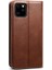 iPhone 11 Pro Için Tam Korumalı Manyetik Cüzdan Tasarımlı Standlı Deri Kılıf - Kahverengi (Yurt Dışından) 3