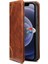 iPhone 12 Mini Için 055 Serisi Çizilmeye Düşmeye Dayanıklı Pu Deri+Tpu Cüzdan Tasarımlı Standlı Telefon Kılıfı - Haki (Yurt Dışından) 3