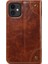 iPhone 12 Mini Için 055 Serisi Çizilmeye Düşmeye Dayanıklı Pu Deri+Tpu Cüzdan Tasarımlı Standlı Telefon Kılıfı - Haki (Yurt Dışından) 4