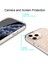 iPhone 12 Pro Max Için Işıltılı Tpu Telefon Kılıfı - Şeffaf (Yurt Dışından) 2