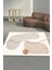 Dijital Baskılı Kaymaz Taban Yıkanabilir Modern Gri Geçişli Krem Salon Mutfak HALI-YOLLUK-D7069 1
