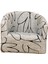 LR FUN Kaldırıcı Soft Velvet Tub Başkanı Taşınabilir Mobil Korumacı Washable Kara Marbling (Yurt Dışından) 1