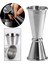 SunniMix Çift Başlı Kokteyl Cam Martini Parti Gümüş Için Profesyonel Ölçme Profesyonel 30 45 (Yurt Dışından) 3