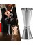 SunniMix Çift Başlı Kokteyl Cam Martini Parti Gümüş Için Profesyonel Ölçme Profesyonel 30 45 (Yurt Dışından) 5