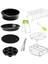 SunniMix Karbon Çelik Hava Fritöz Aksesuarları Set 7-Hole Kalıp Mutfak Pişirme Ev 7 Inç (Yurt Dışından) 1