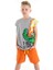 T-Rex Alev Erkek Çocuk T-Shirt Şort Takım 1