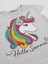 Çiçekli Unicorn Kız T-Shirt Şort Takım 5