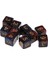 10 Adet D6 Polyhedral Dice Bundle Dnd Parti Oyunu Için Prop Mavi Kırmızı (Yurt Dışından) 1