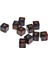 10 Adet D6 Polyhedral Dice Bundle Dnd Parti Oyunu Için Prop Mavi Kırmızı (Yurt Dışından) 5