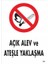 Açık Alev ve Ateşle Yaklaşma "863" 1