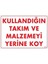 Kullandığın Takım ve Malzemeyi Yerine Koy 1