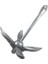 Şemsiye Çapa Galvanizli 6kg Tekne ve Bot Çapası 1