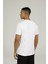 SN995 Brıan Slogan T-Shır Beyaz Erkek T-Shirt 3