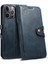 Sutenı Apple iPhone 12 Için 234 Serisi Tpu + Pu Deri Standlı Telefon Kılıfı - Mavi (Yurt Dışından) 5
