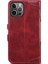 Sutenı Apple iPhone 13 Pro Max Için 234 Serisi Tpu + Pu Deri Standlı Telefon Kılıfı - Kırmızı (Yurt Dışından) 5